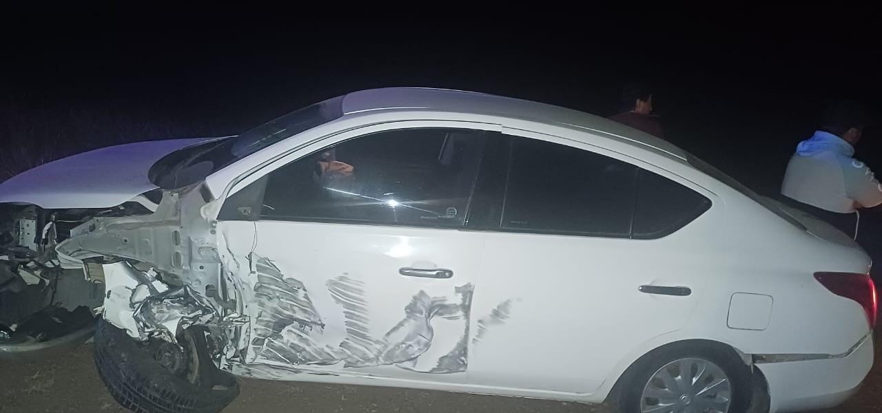 Accidente en ruta 92 entre Colonia Dora y Añatuya entre un camión y un auto