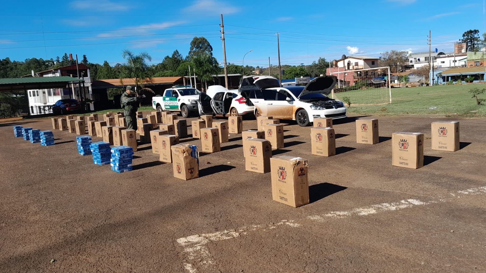 Gendarmería secuestró más de 43 mil paquetes de cigarrillos en San Pedro y Bernardo de Irigoyen