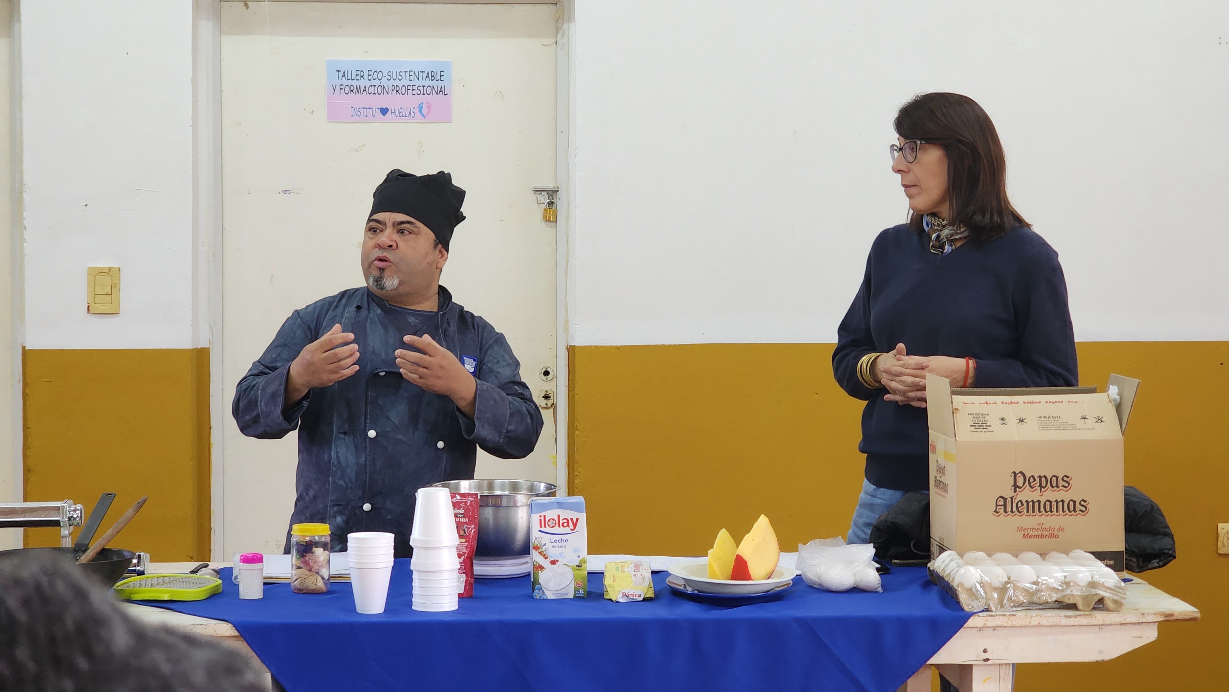 Comenzó con éxito el taller Itinerante de pastas