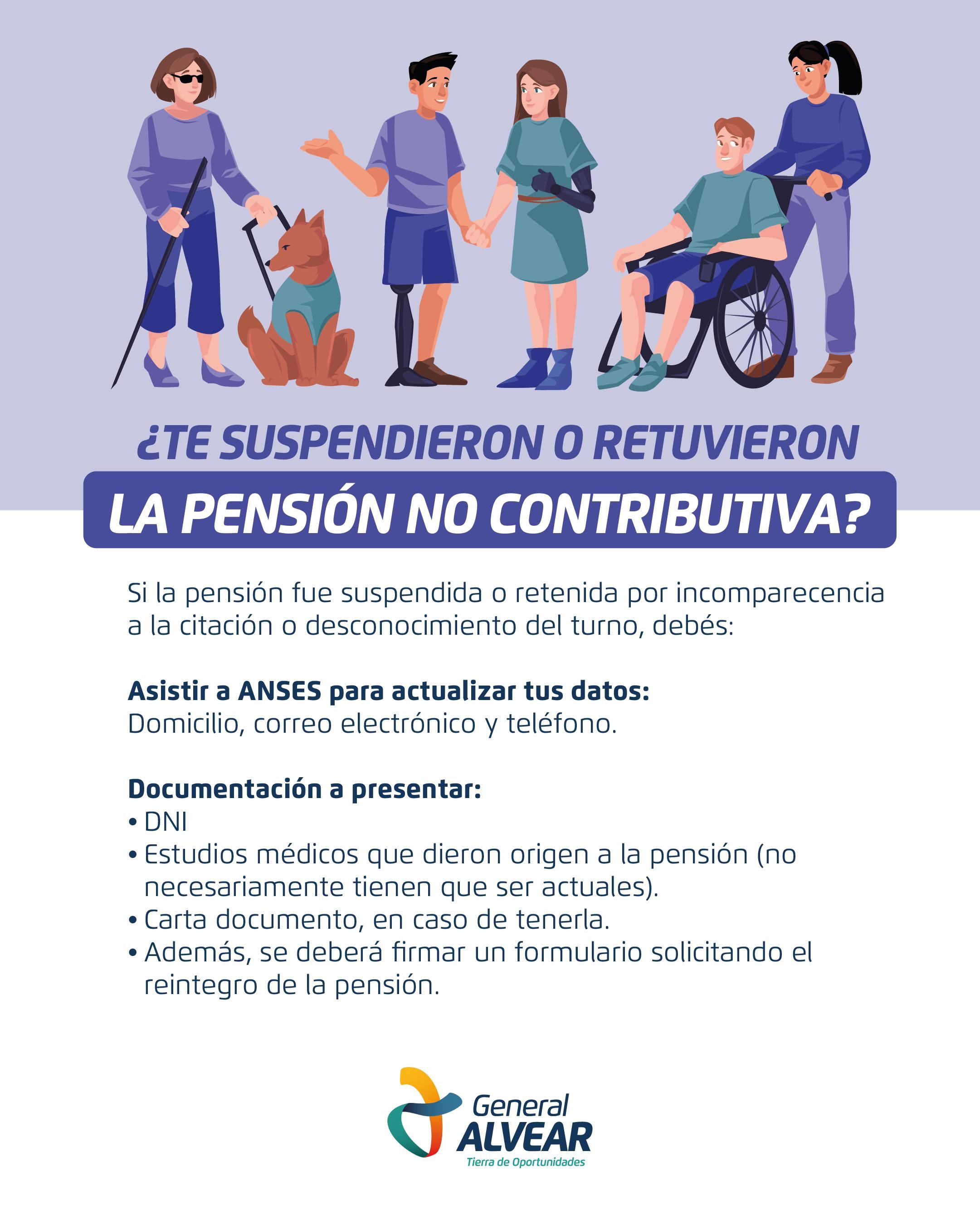 ¿Suspendieron tu Pensión No Contributiva?