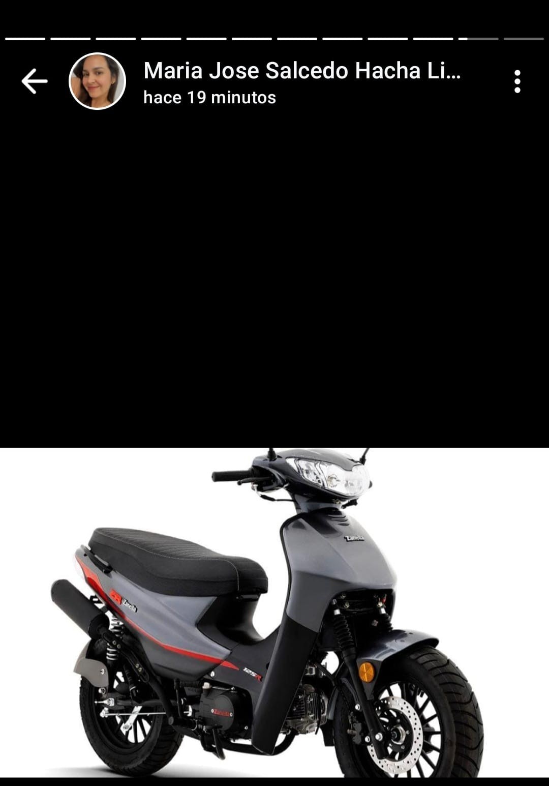 Vecina denuncia robo de moto