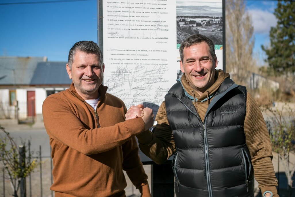 Luque recibió el apoyo del intendente de Gualjaina: “En el interior de Chubut es donde más se nota el abandono total del Estado”