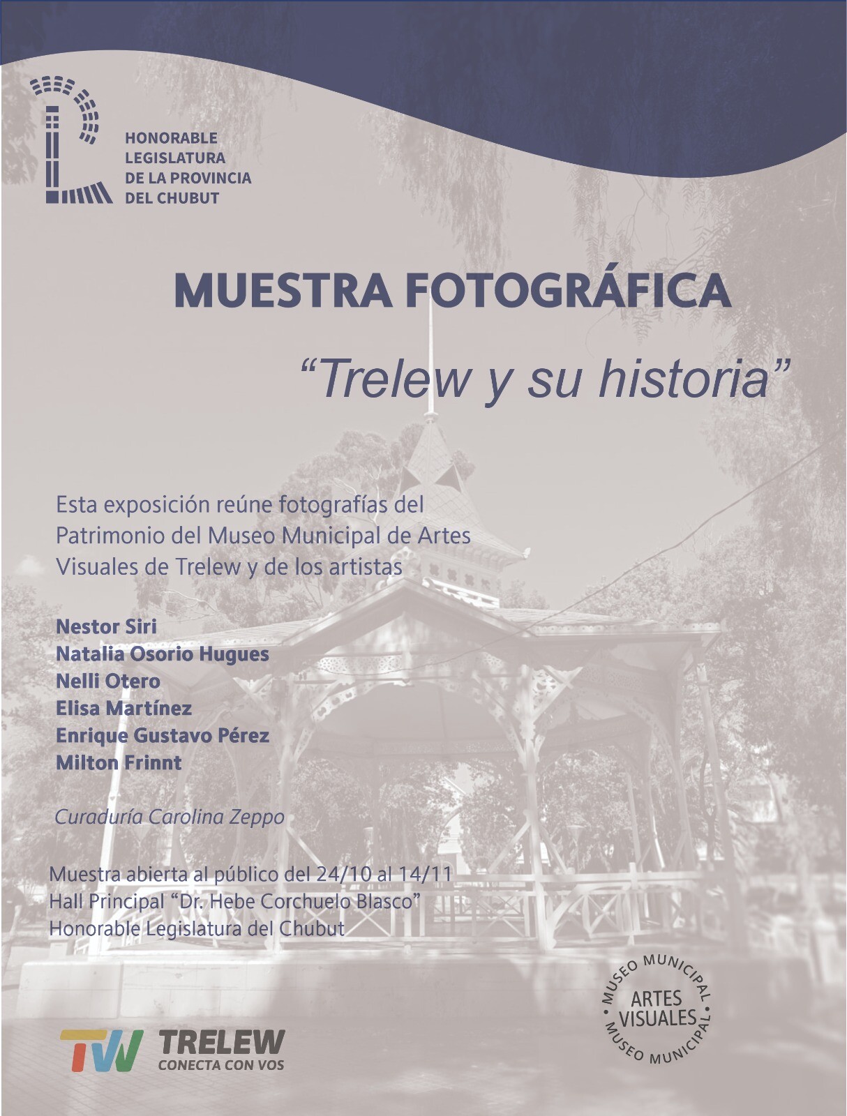 Muestra fotográfica “Trelew y su historia” celebra el aniversario de la ciudad