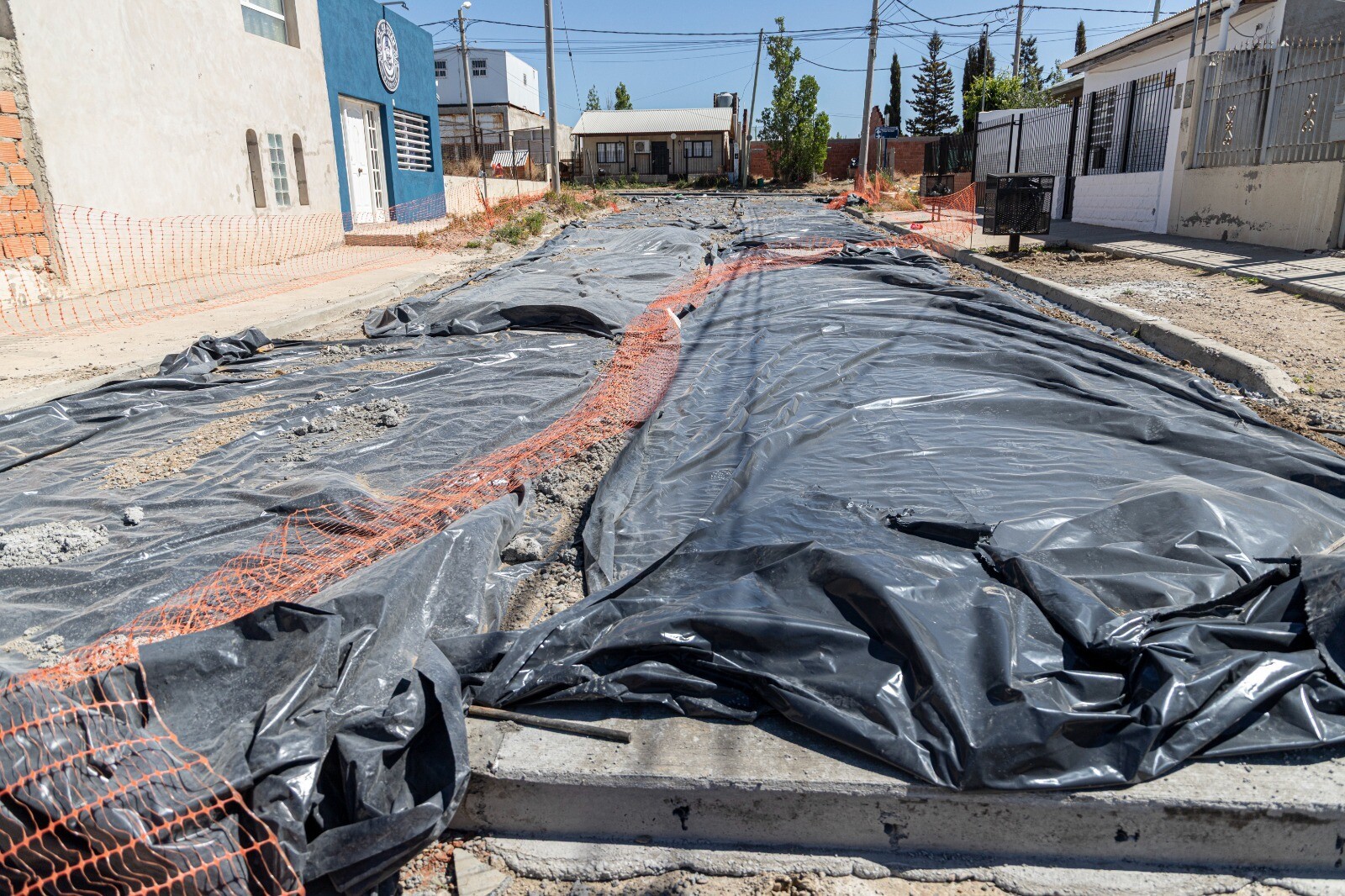 Avanza a buen ritmo la obra de pavimentación en barrio Don Bosco
