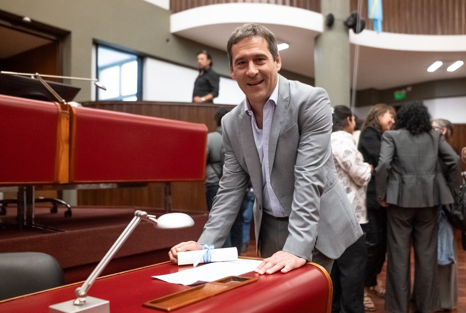 Luque recibió su diploma de diputado electo y dijo cuáles serán sus primeros planteos en el Congreso