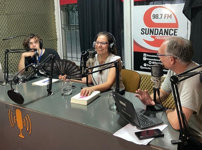 La Escritora Soledad Quevedo Bringas de Villa Mercedes en los estudios de Riobamba 85