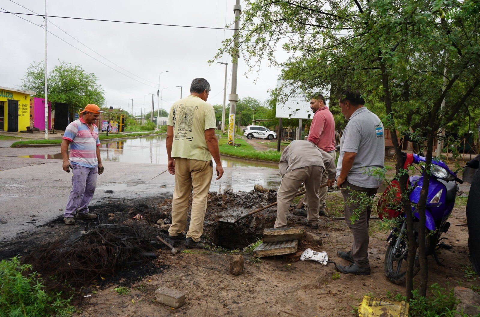 El municipio refuerza los trabajos de mantenimiento de desagües pluviales