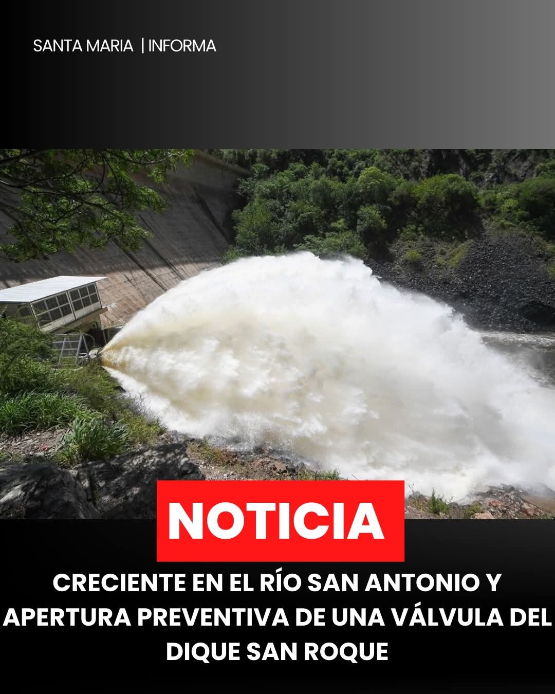 CRECIENTE EN EL RIO SAN ANTONIO CARLOS PAZ