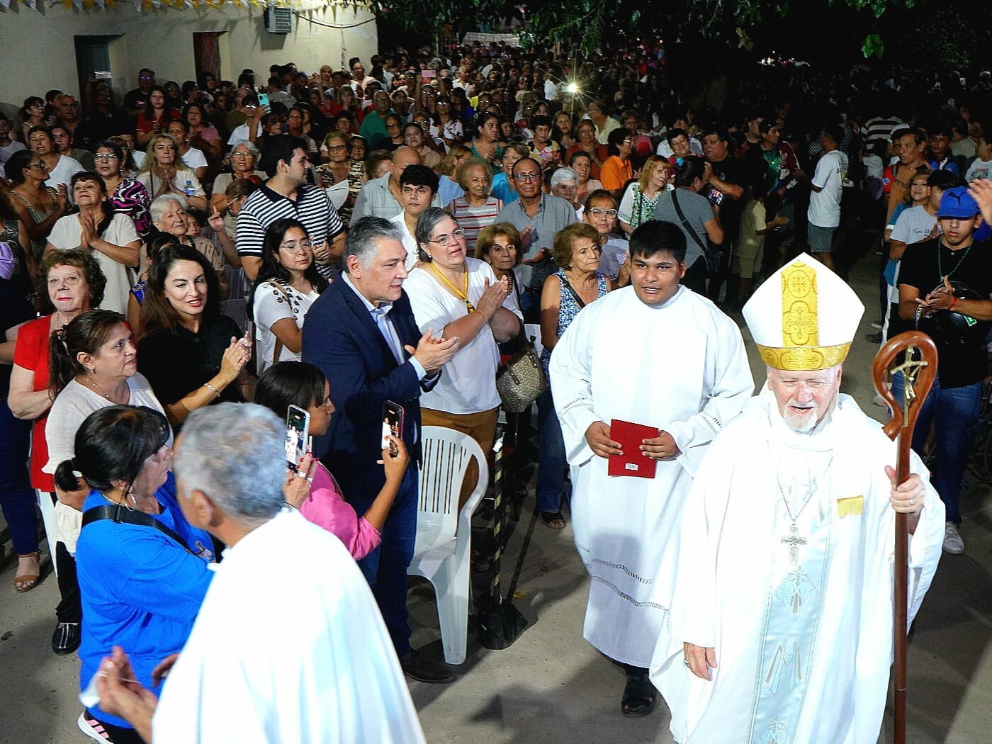 Nediani participó de la fiesta patronal de Nuestra Señora de Lourdes