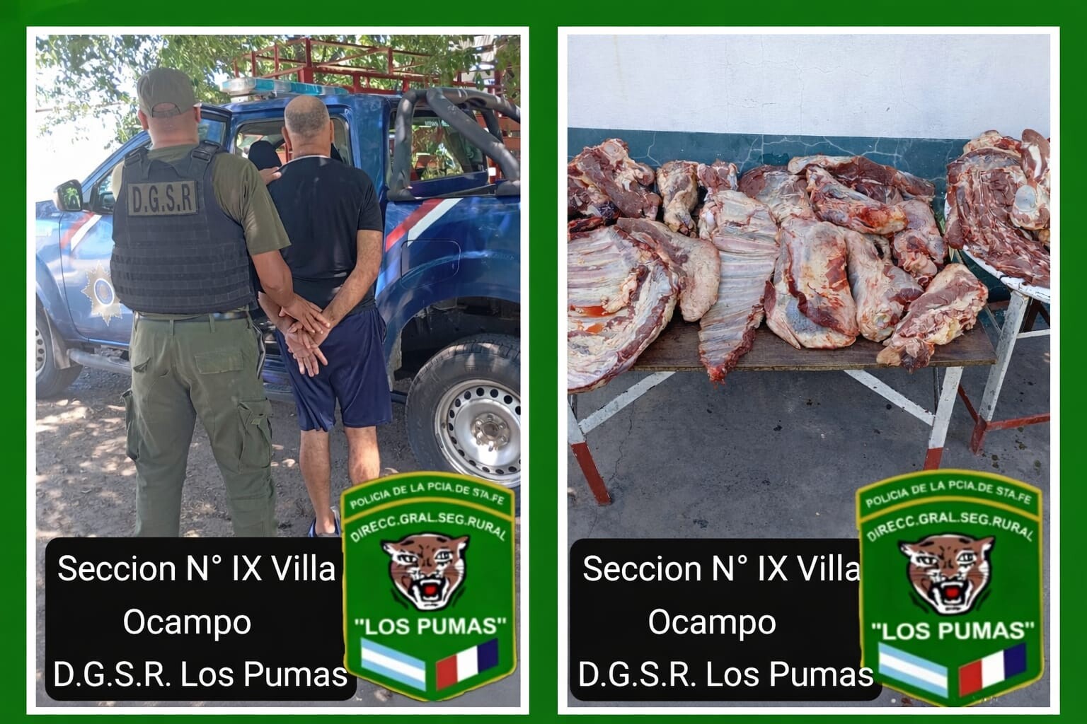 WhatsApp Image 2026-03-02 at 09.11.21.jpeg VILLA GUILLERMINA: La Guardia Rural «Los Pumas» Detienen a Un Carnicero Por Abigeato y Secuestran Alrededor de 230 kgs de Carne