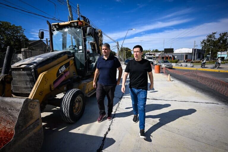 Nardini pone en valor la ex Ruta 197 y consolida el trabajo con la Provincia