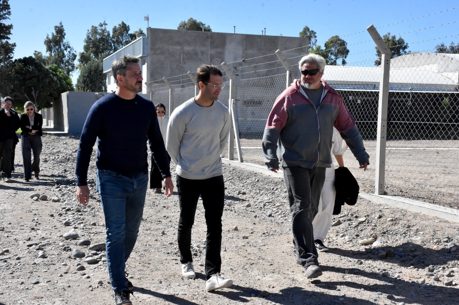 Municipio, Provincia y el Consorcio trabajan en conjunto por mejoras en el Parque Industrial de Trelew