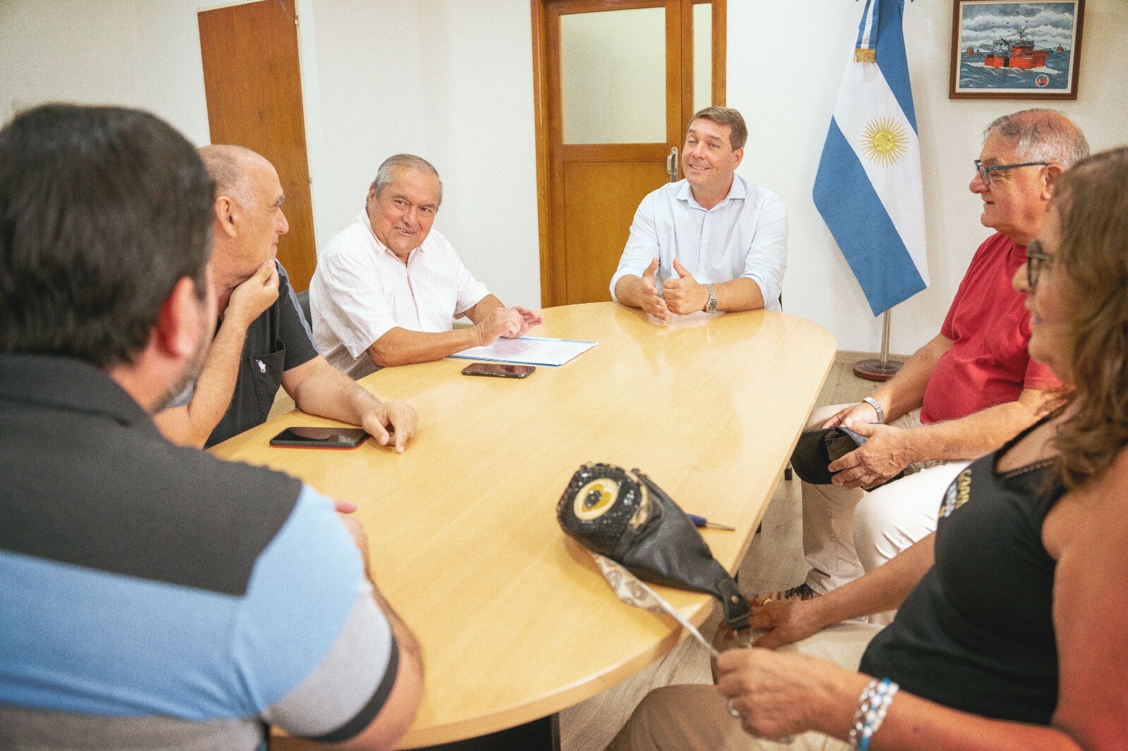 Rawson: Biss se reunió con la asociación vecinal del Área 29 complejo Playa Magagna