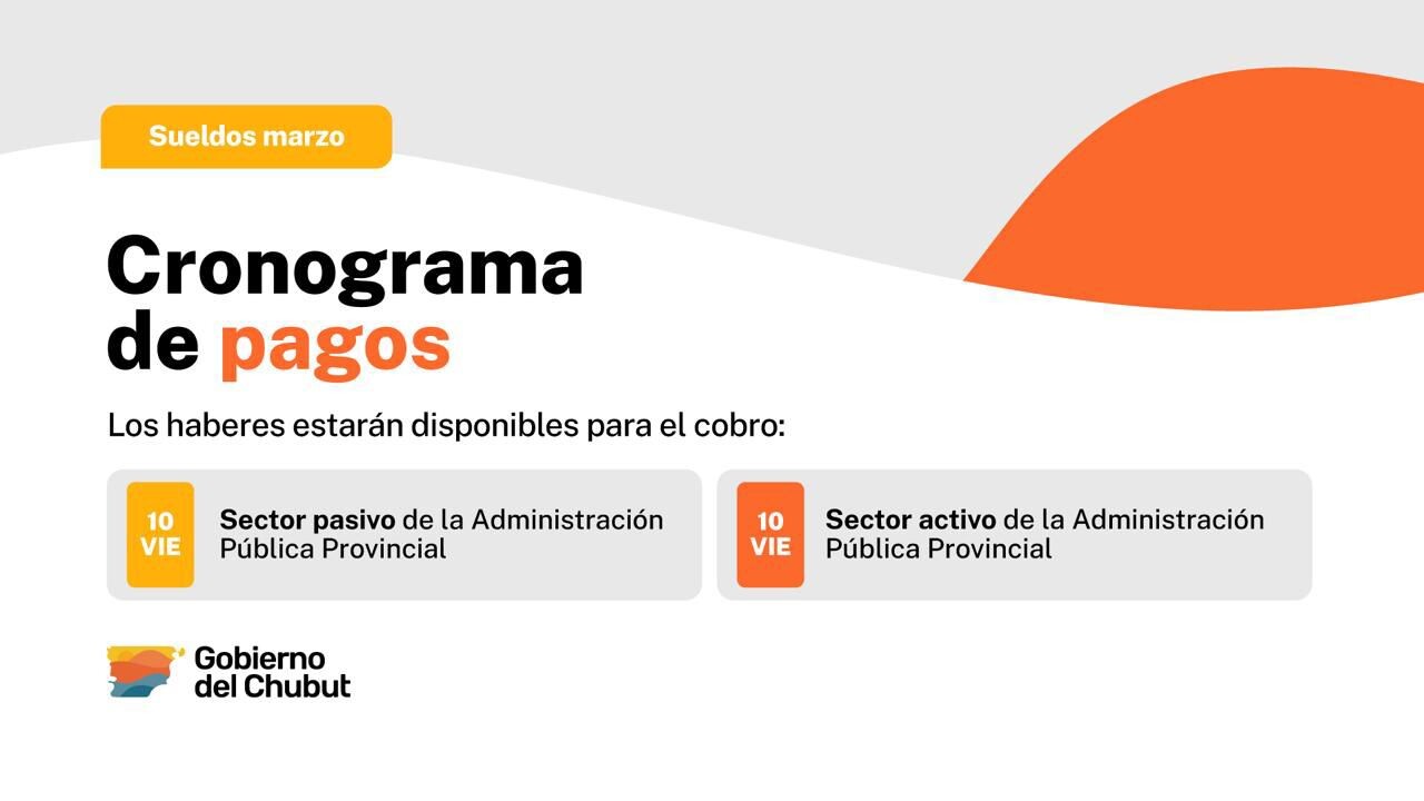 Provincia adelanta el pago de haberes para la Administración Pública