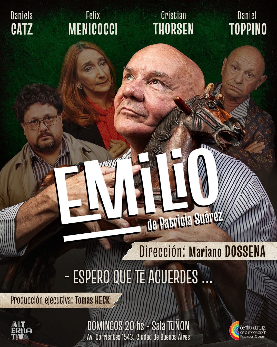 EMILIO, llegó al Centro Cultural de la Cooperación y entrevistamos a su director, Mariano Dossena