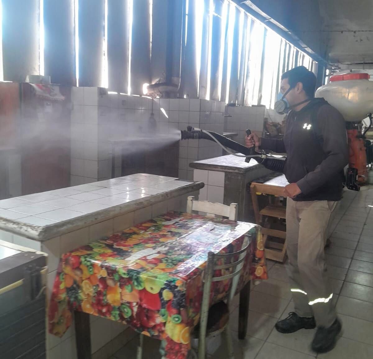 Se realizó un operativo de fumigación en el Mercado Unión