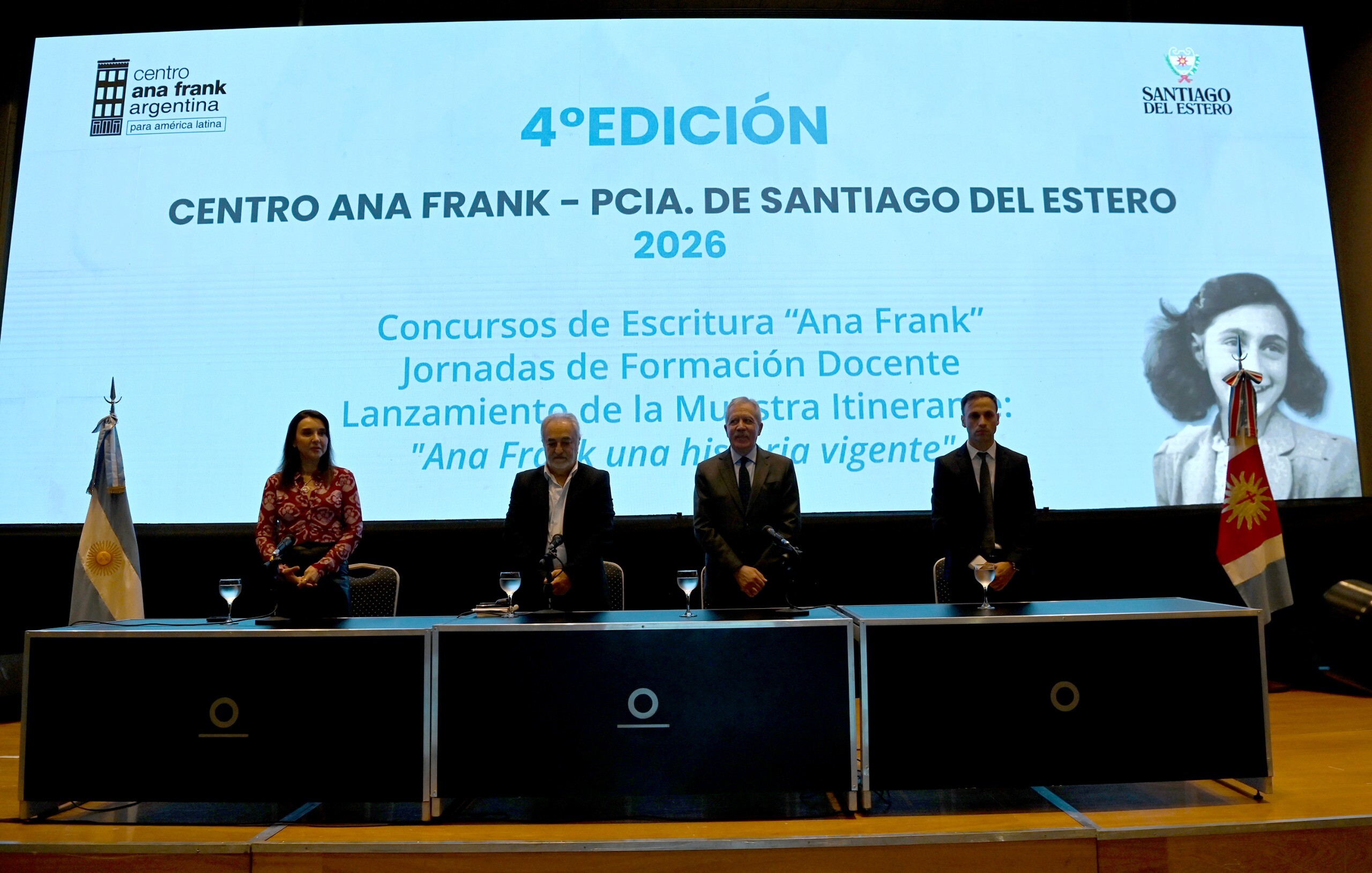 EL GOBERNADOR PARTICIPÓ DEL LANZAMIENTO DE LA CAPACITACIÓN DOCENTE Y 4° EDICIÓN DEL CONCURSO DE ESCRITURA DE ANA FRANK