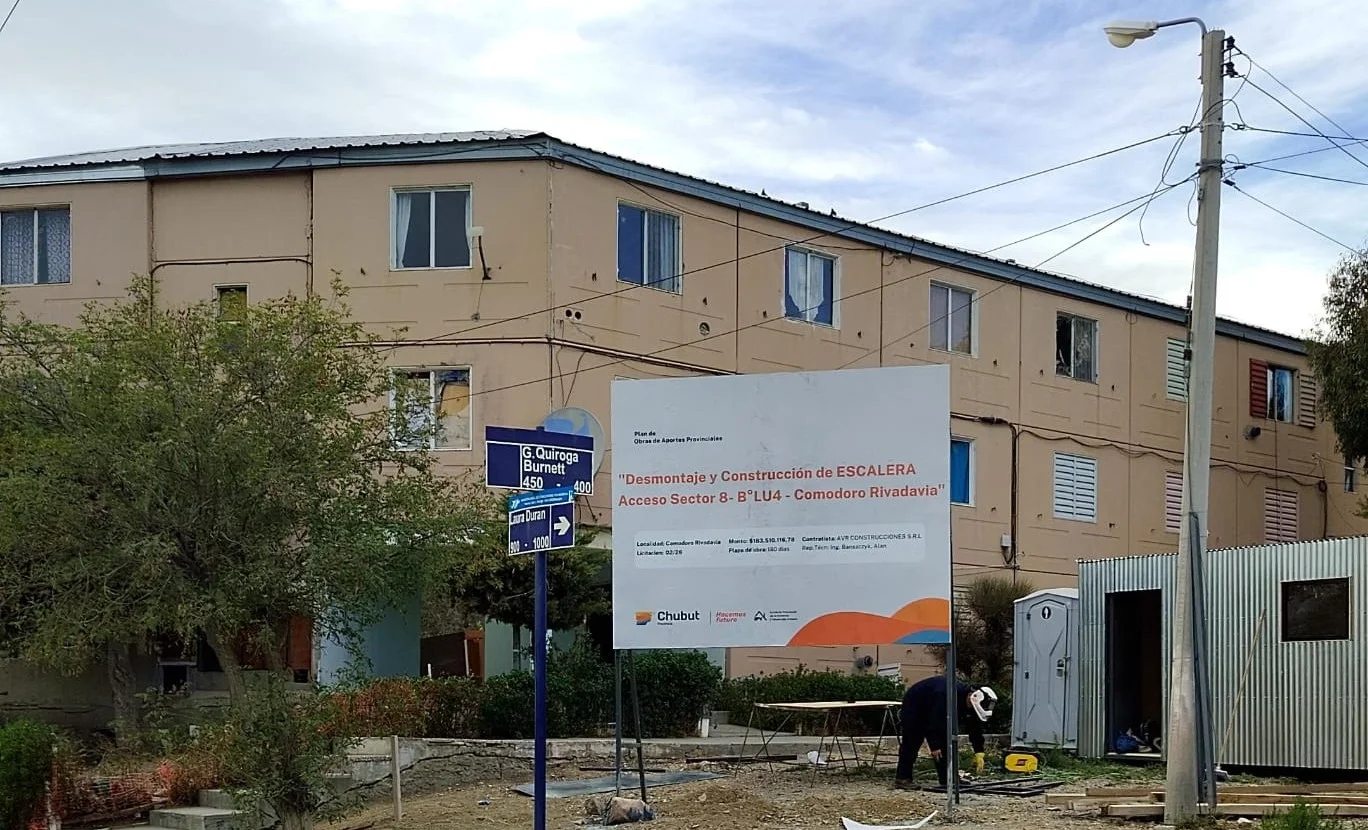 Comenzó la obra en el edificio afectado de LU4