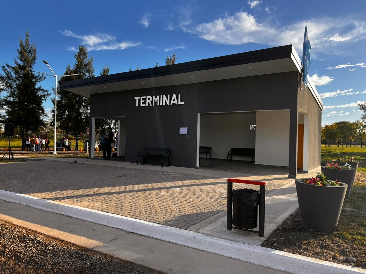 Quedó inaugurada la nueva terminal de Los Conquistadores