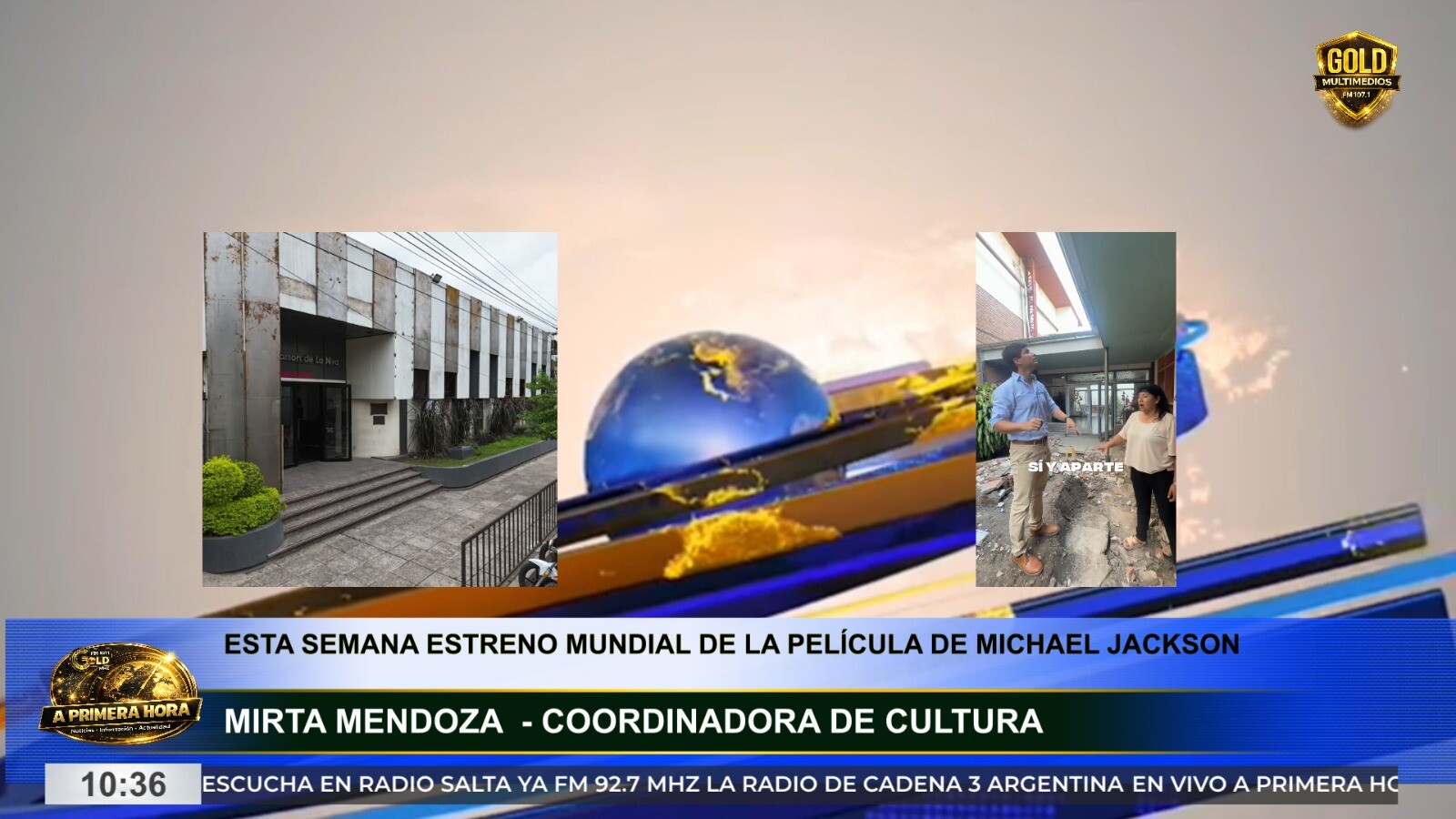 ORÁN: AVANZA LA PUESTA EN VALOR DE LA CASA DE LA CULTURA Y REABRE EL CINE MUNICIPAL CON UN ESTRENO INTERNACIONAL