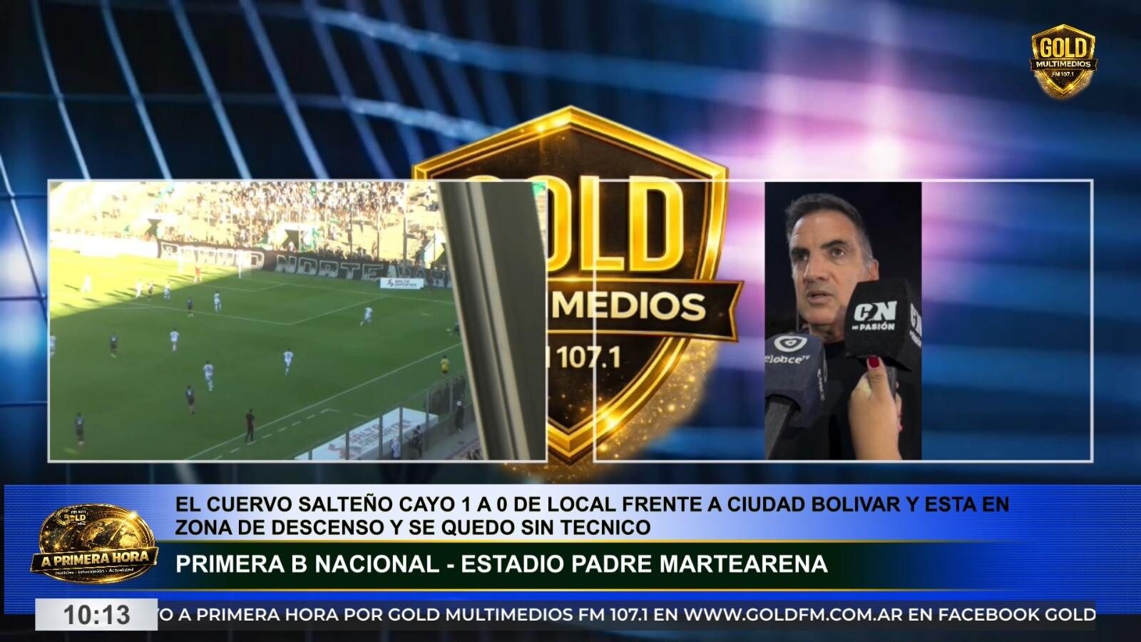CENTRAL NORTE SIN DT: RENUNCIÓ ADRIÁN BASTÍA TRAS OTRA DERROTA EN LA PRIMERA NACIONAL