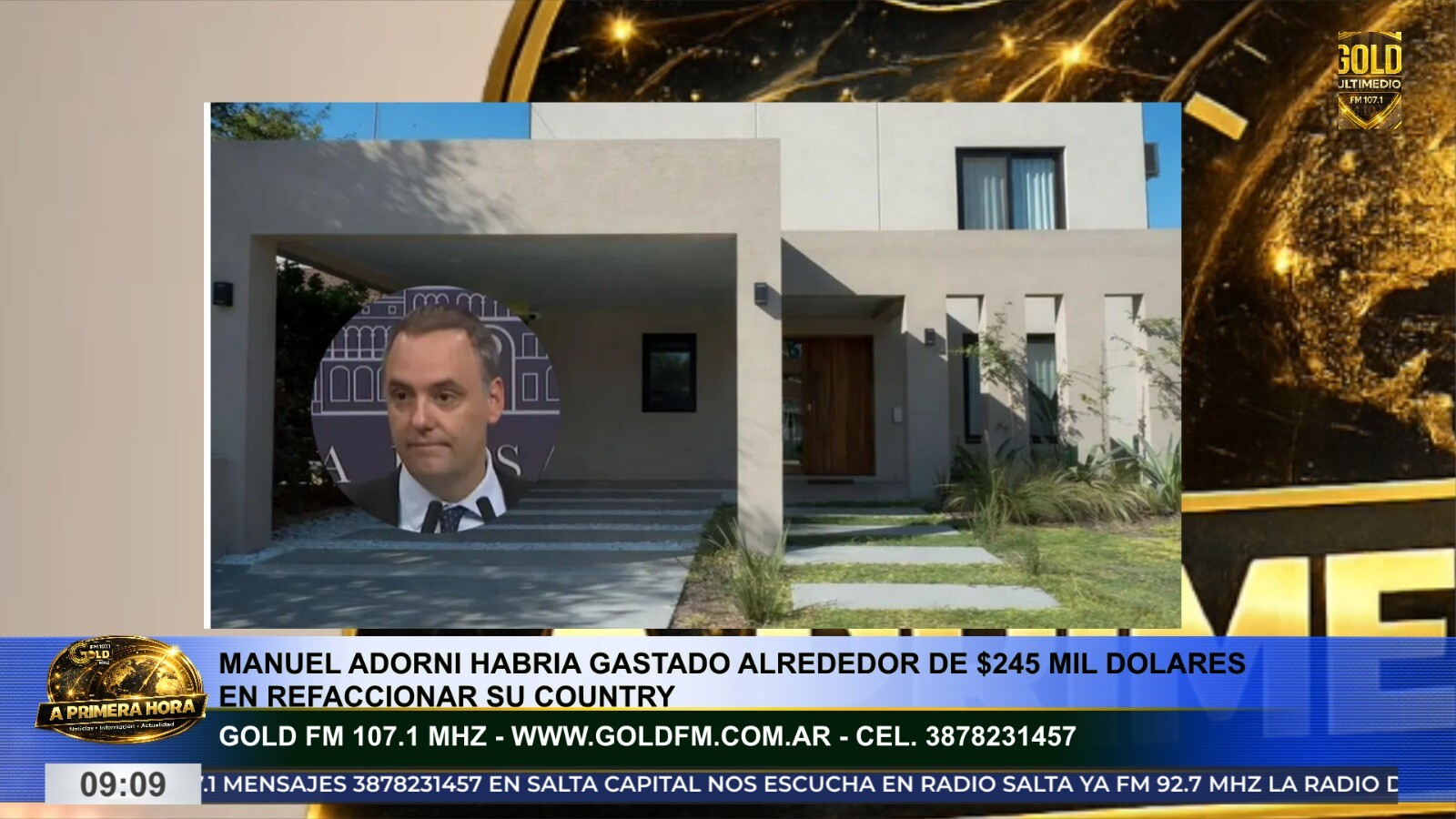 DENUNCIA CONTRA MANUEL ADORNI: INVESTIGAN PRESUNTO ENRIQUECIMIENTO ILÍCITO