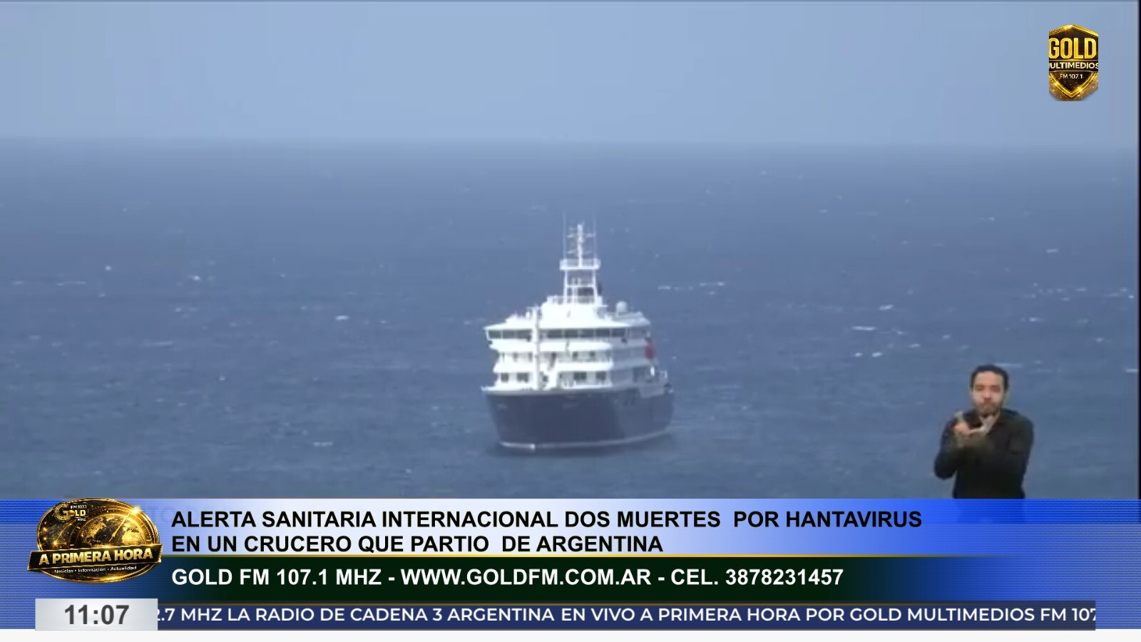 ALERTA SANITARIA INTERNACIONAL: MUERTES POR HANTAVIRUS EN UN CRUCERO QUE PARTIÓ DE ARGENTINA