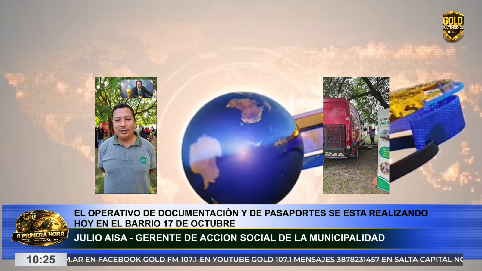 OPERATIVO DNI Y PASAPORTE EN ORÁN: HOY EN BARRIO 17 DE OCTUBRE Y REFUERZO EL FIN DE SEMANA