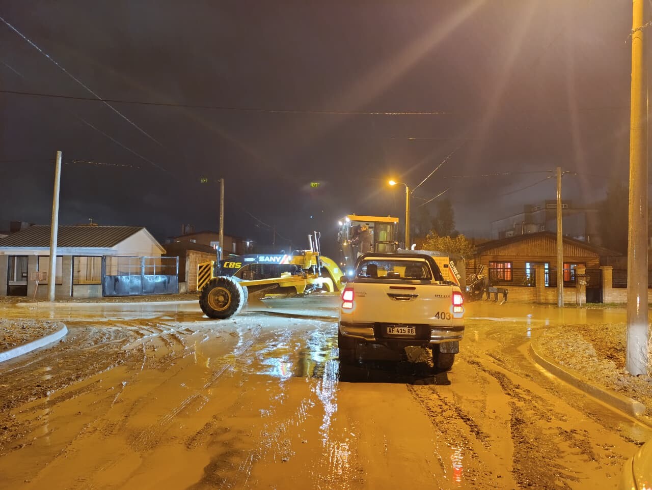 Las precipitaciones no causaron inconvenientes en Comodoro