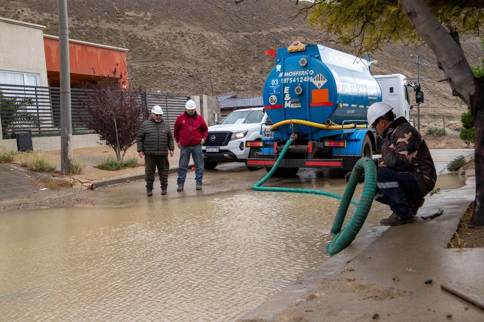 Vialidad Urbana intensificó las tareas para evacuar el agua de lluvia acumulada