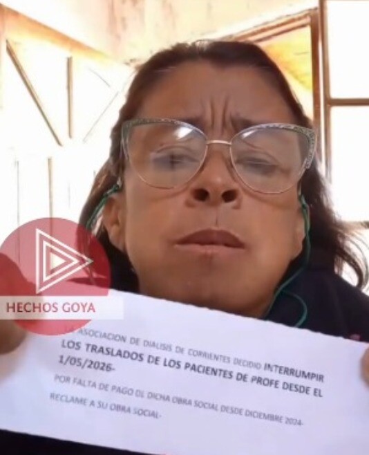 «Está en juego nuestra vida»: Pacientes en diálisis se quedan sin traslado en Corrientes