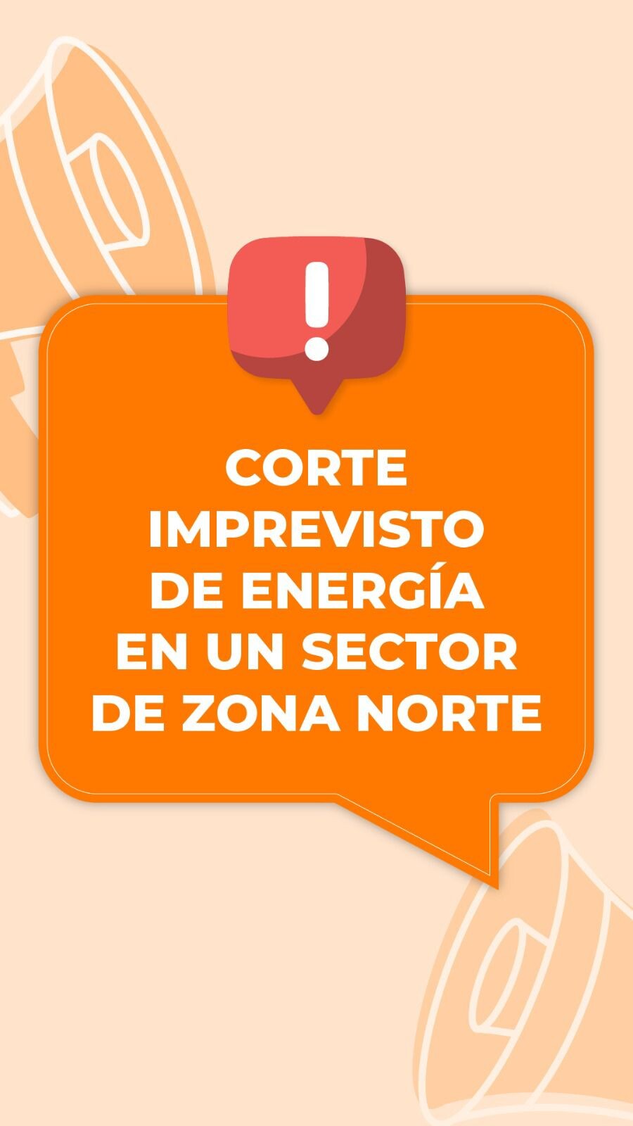 ⚡ CORTE IMPREVISTO DE ENERGÍA EN UN SECTOR DE KM. 3 POR ROBO DE CABLES