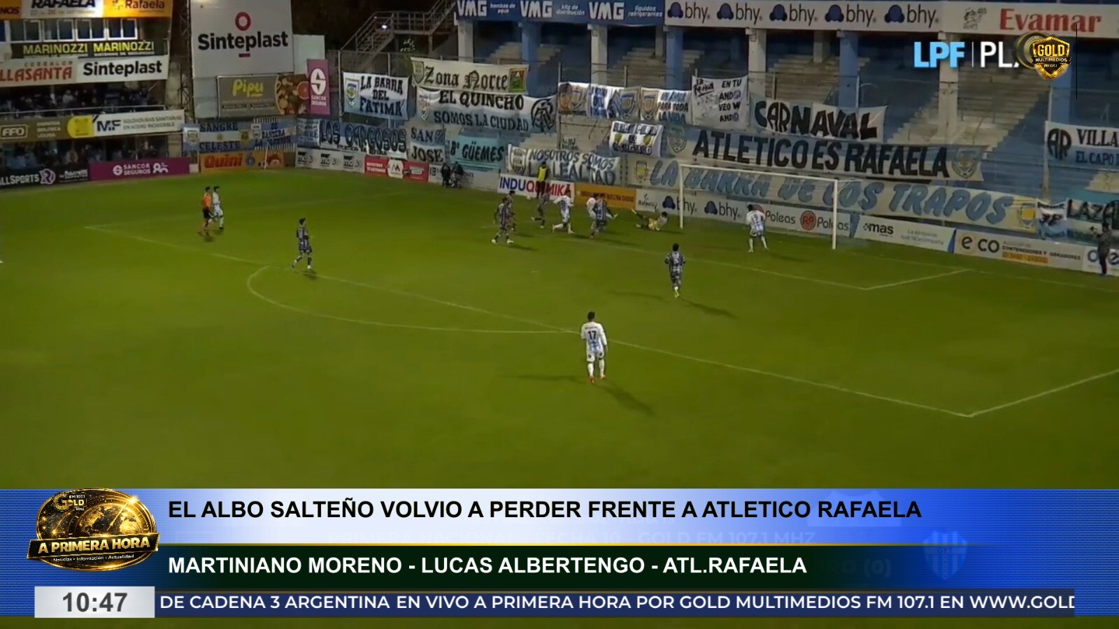 DURA DERROTA DE GIMNASIA Y TIRO EN RAFAELA