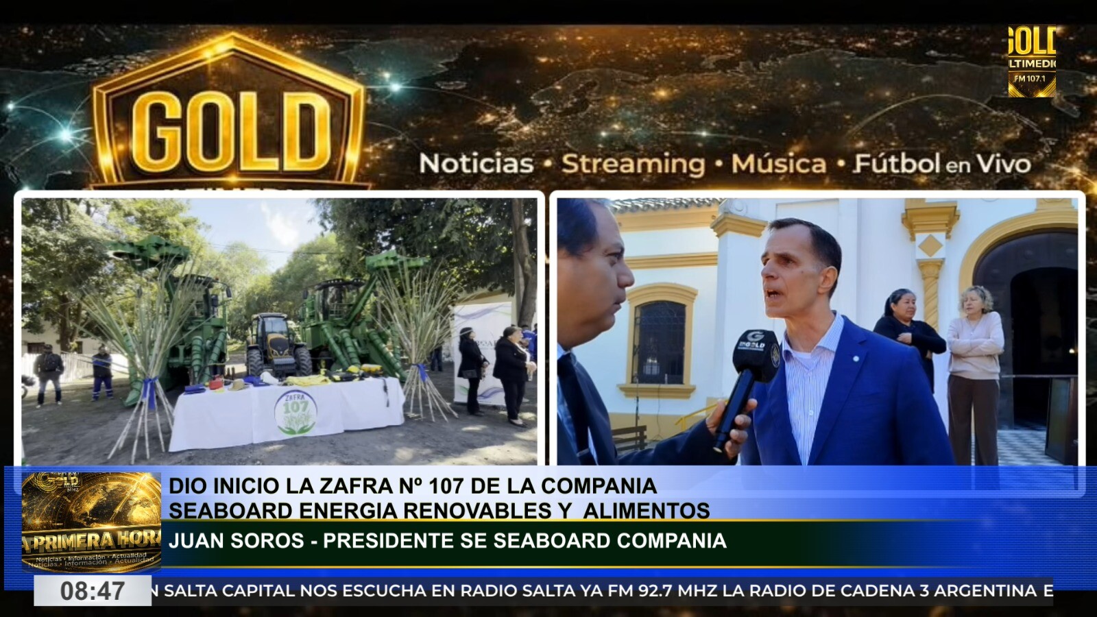 COMENZÓ LA ZAFRA 107 EN SEABOARD: EXPECTATIVA POR MÁS PRODUCCIÓN Y APUESTA AL BIOETANOL