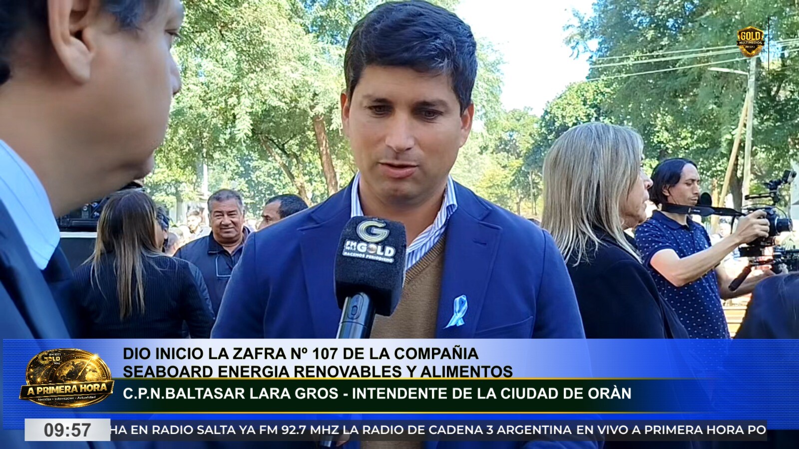 ARRANCÓ LA ZAFRA 107 EN SEABOARD Y BALTASAR LARA GROS HABLÓ DEL FUTURO DE ORÁN Y SALTA