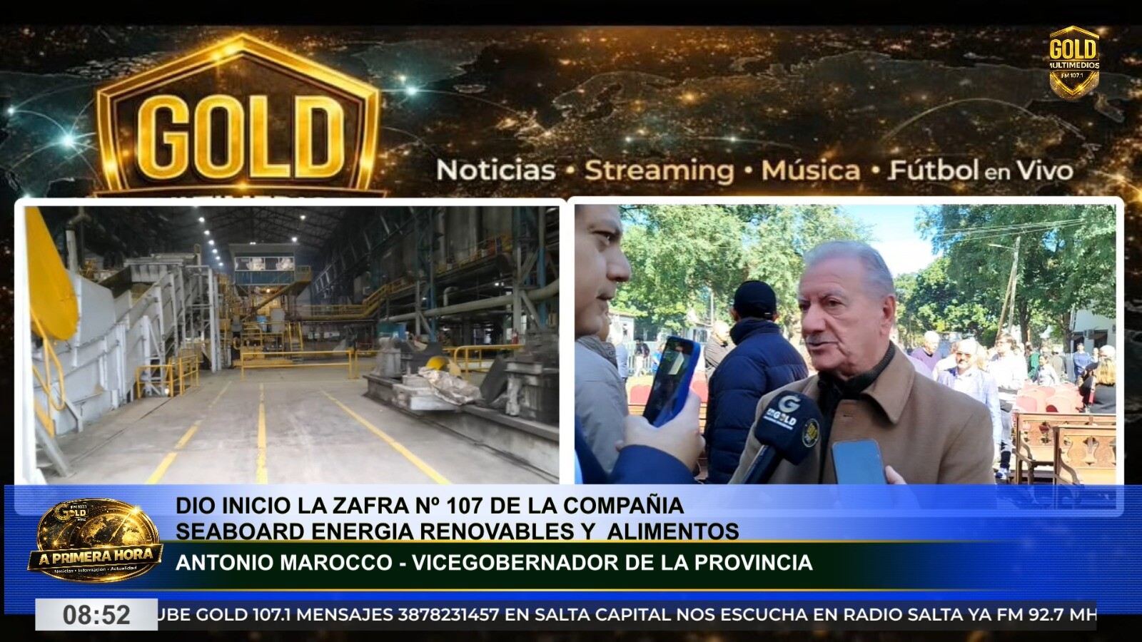 INICIÓ LA ZAFRA 107 DE SEABOARD EN ORÁN Y DESTACARON EL FUTURO PRODUCTIVO DE SALTA