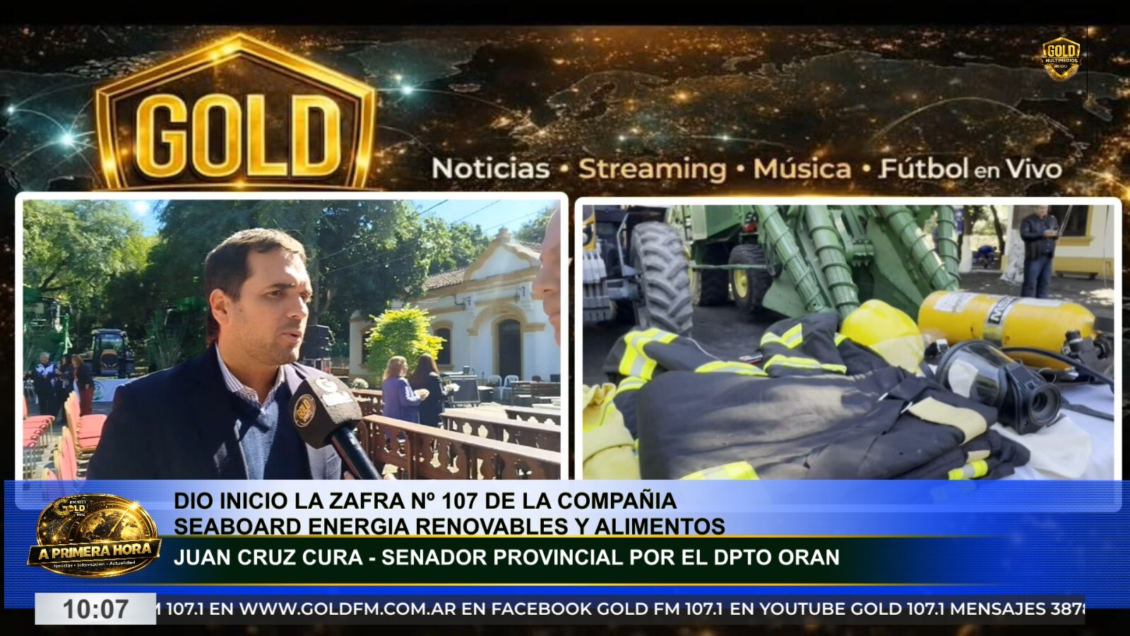 JUAN CRUZ CURA ACOMPAÑÓ EL INICIO DE LA ZAFRA 107 Y DESTACÓ EL IMPACTO ECONÓMICO PARA LA REGIÓN
