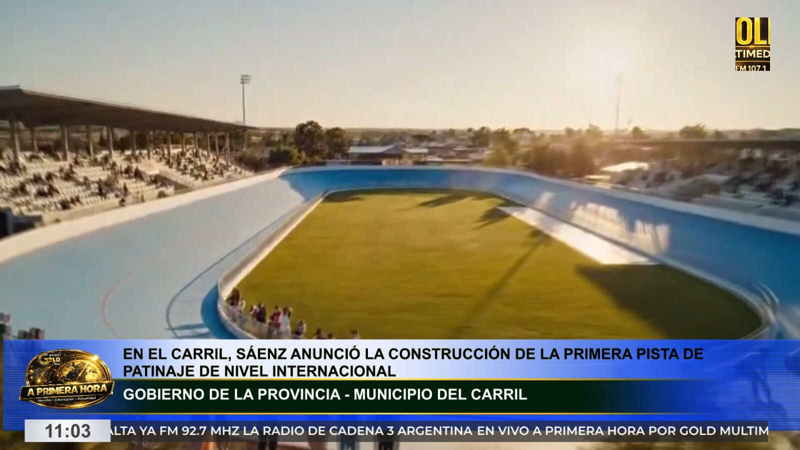 EL CARRIL TENDRÁ LA PRIMERA PISTA DE PATINAJE DE NIVEL INTERNACIONAL DE SALTA