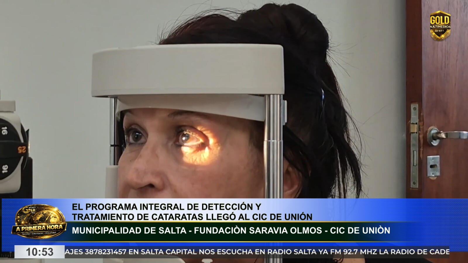 EL PROGRAMA “SALTA LIBRE DE CATARATAS” LLEGÓ AL CIC DE UNIÓN Y ATENDIÓ A MÁS DE 200 PERSONAS