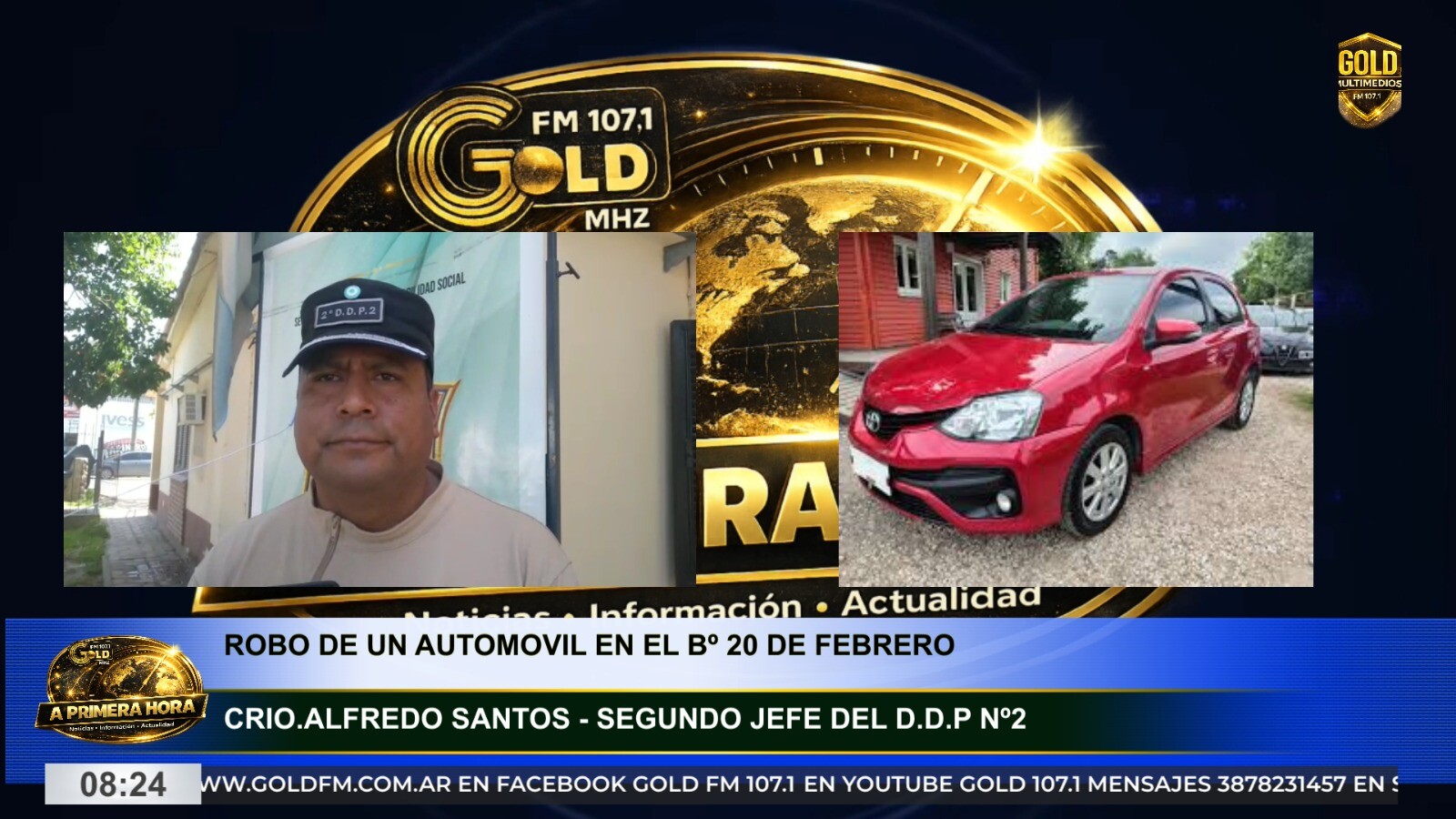 INSEGURIDAD EN LA FRONTERA DE AGUAS BLANCAS Y RECUPERACIÓN DE UN AUTO ROBADO EN ORÁN