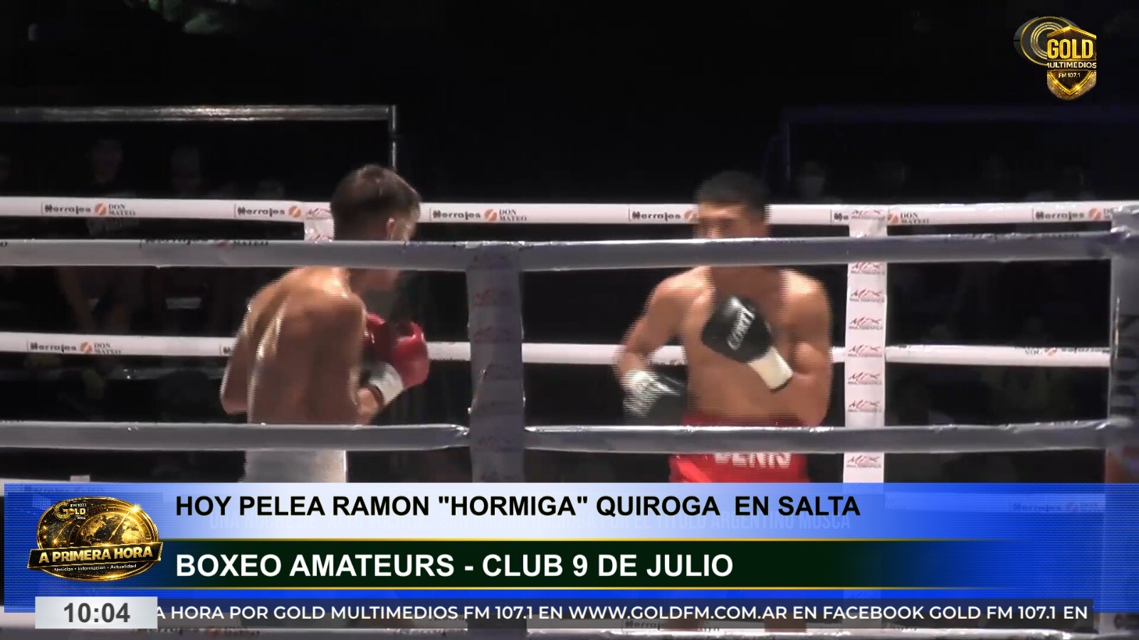 ESTA NOCHE “HORMIGA” QUIROGA VA POR EL TÍTULO ARGENTINO MOSCA