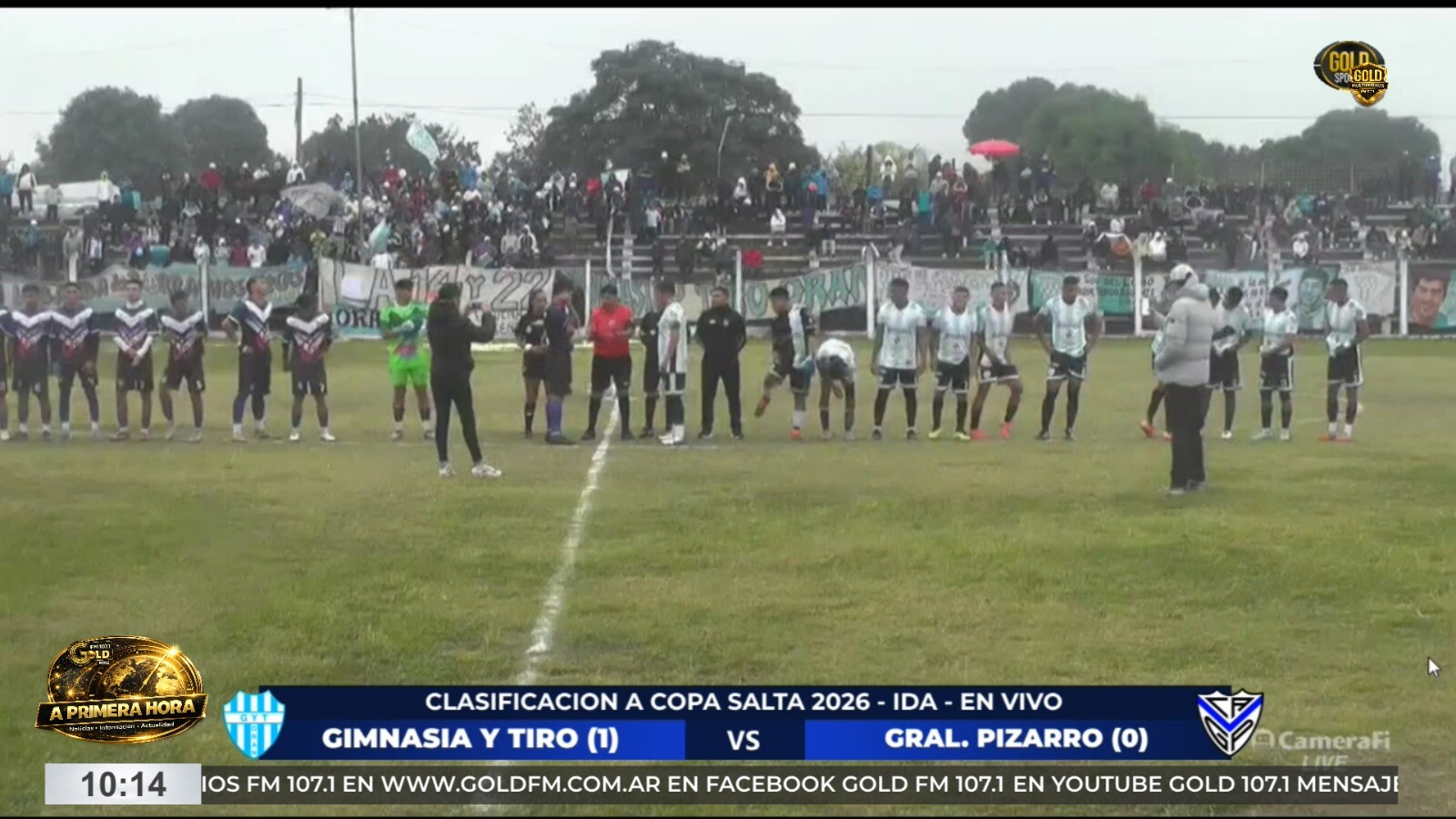 ⚽ Gimnasia y Tiro de Orán pegó primero y se quedó con la ida ante Club Atlético General Pizarro