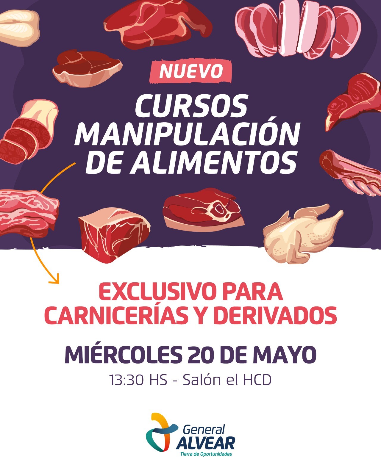 Cursos 2026  Manipulación de Alimentos