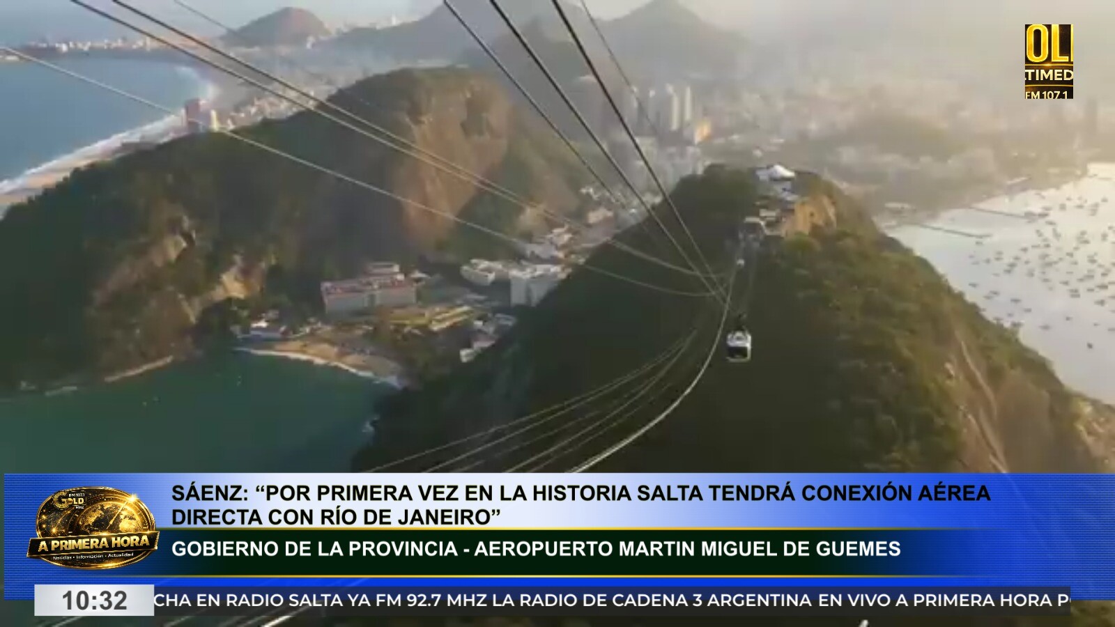 SALTA TENDRÁ VUELOS DIRECTOS A RÍO DE JANEIRO POR PRIMERA VEZ EN SU HISTORIA