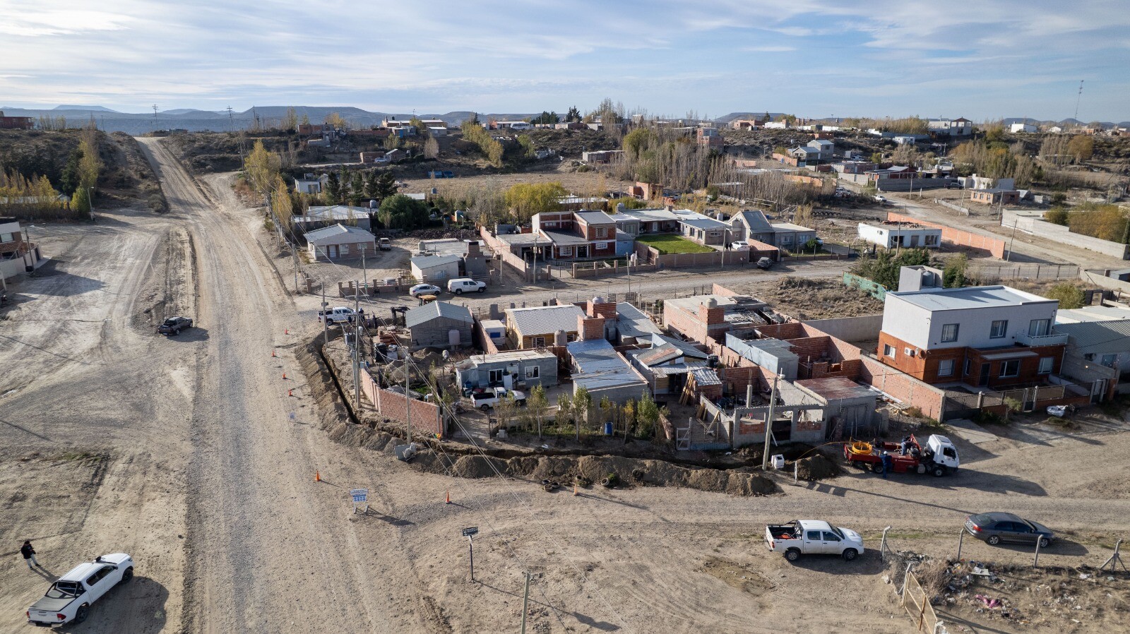 El Municipio avanza con nuevas obras de ampliación de la red de gas en René Favaloro y Rodríguez Peña
