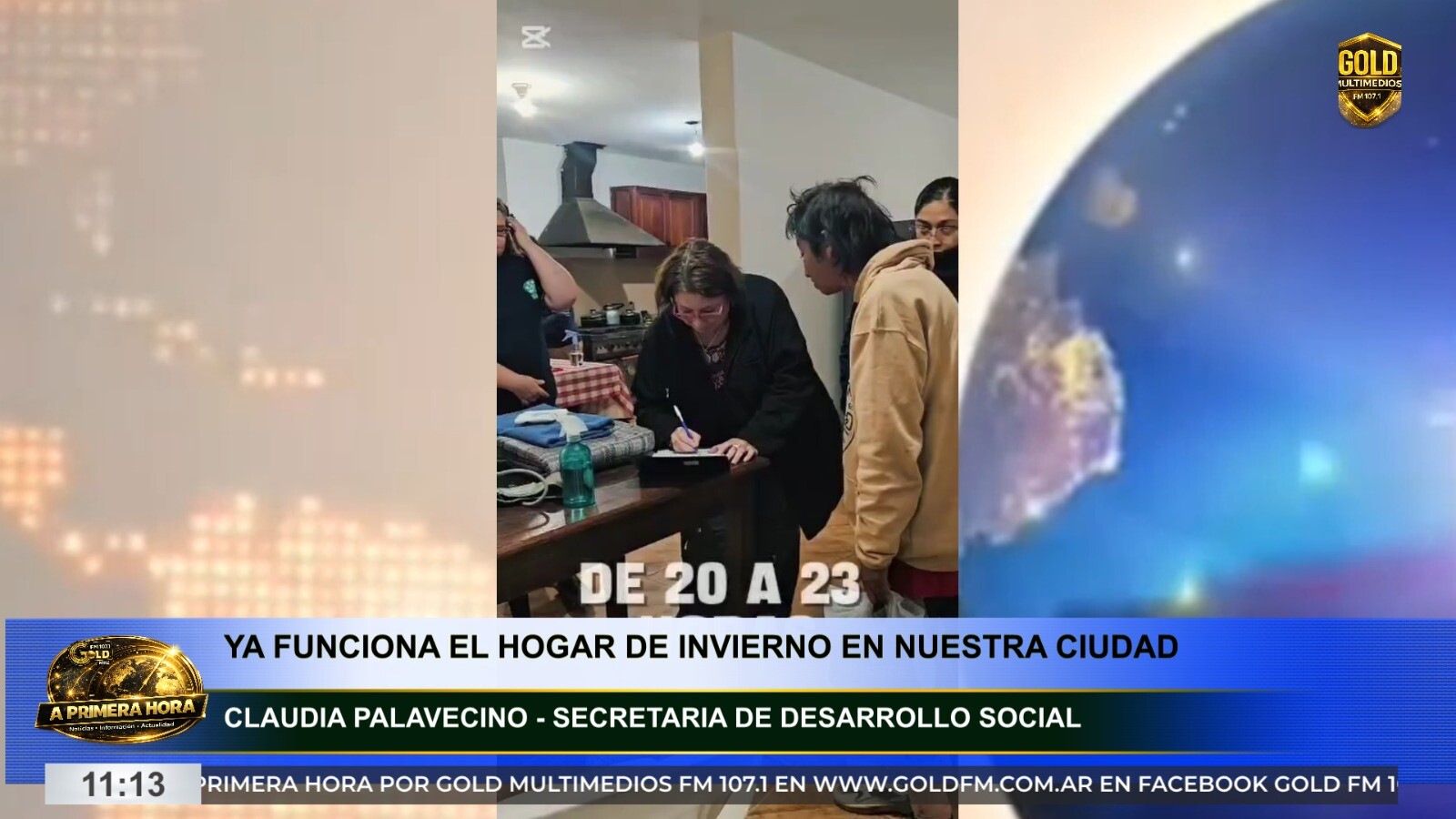 ORÁN REFUERZA EL “OPERATIVO HOGAR DE INVIERNO” PARA ASISTIR A PERSONAS EN SITUACIÓN DE CALLE