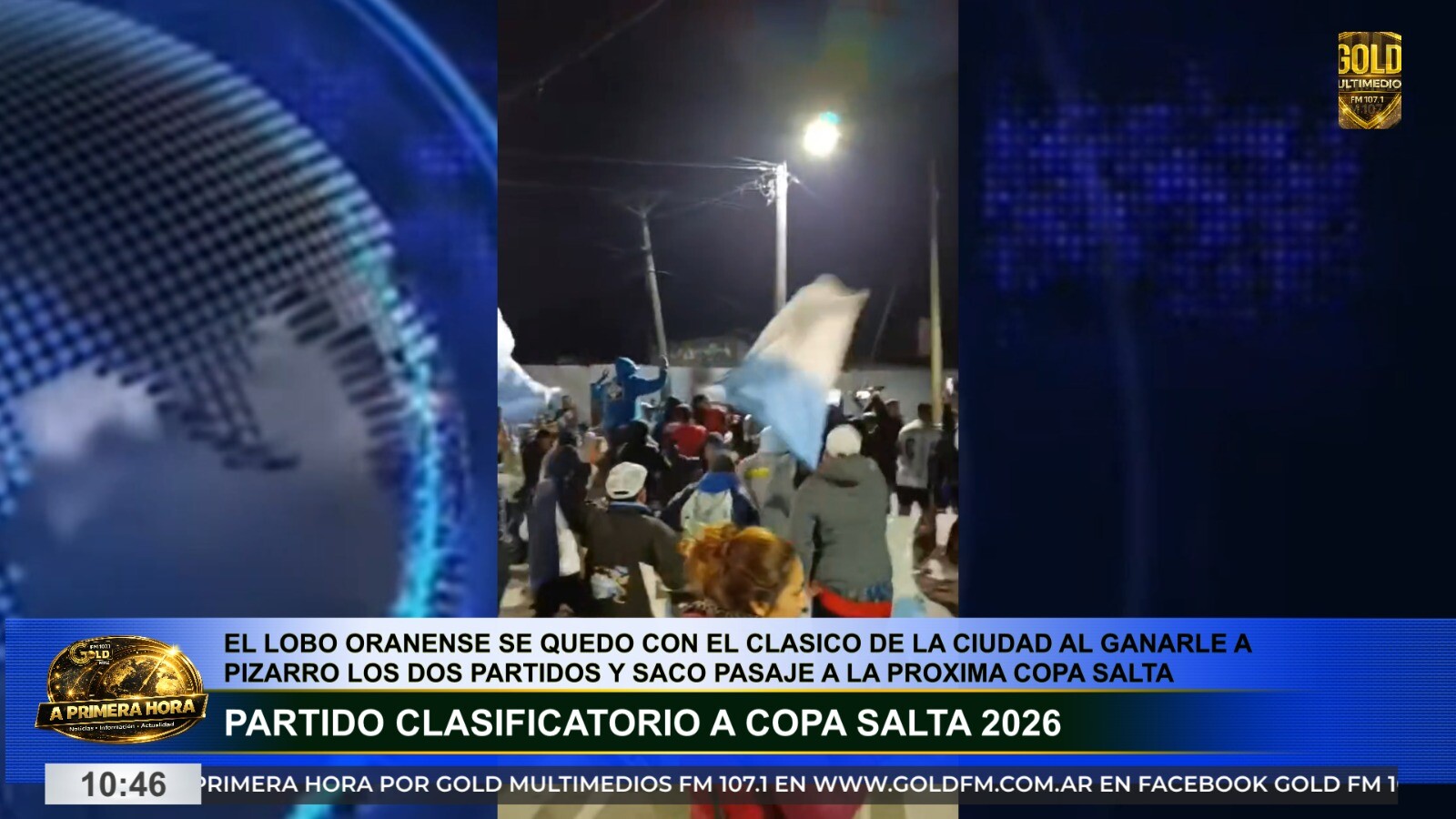 GIMNASIA Y TIRO SE QUEDÓ CON EL CLÁSICO ORANENSE Y CLASIFICÓ A LA COPA SALTA EN UNA NOCHE MARCADA POR LA VIOLENCIA