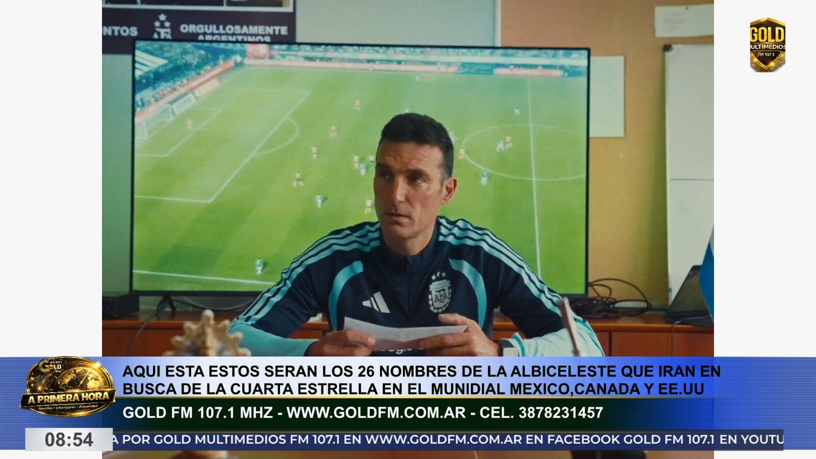 SCALONI DEFINIÓ LA LISTA Y ARGENTINA VA POR LA GLORIA EN EL MUNDIAL 2026