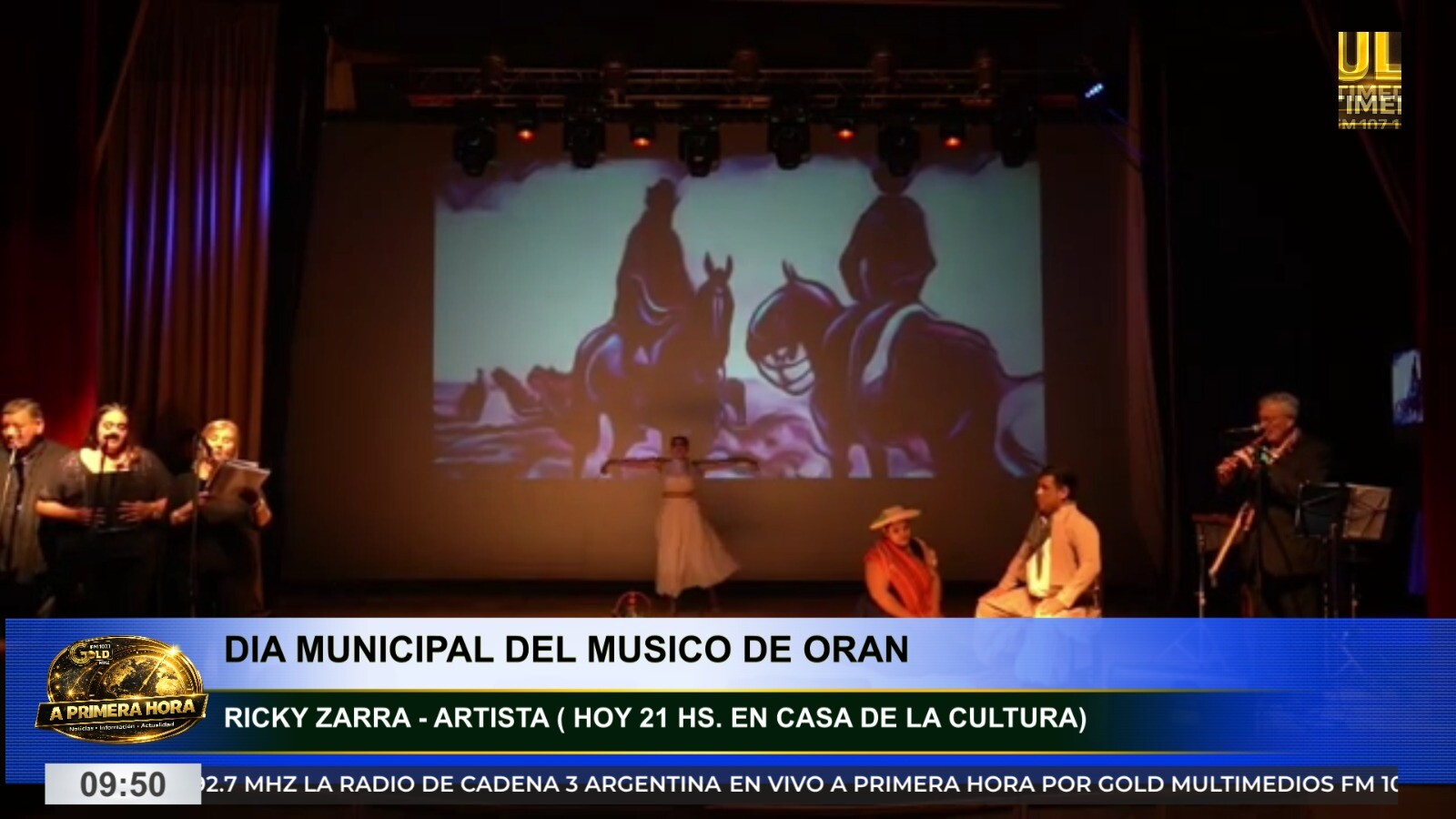 ORÁN CELEBRA EL DÍA MUNICIPAL DEL MÚSICO CON UNA NOCHE HISTÓRICA DE TALENTO LOCAL