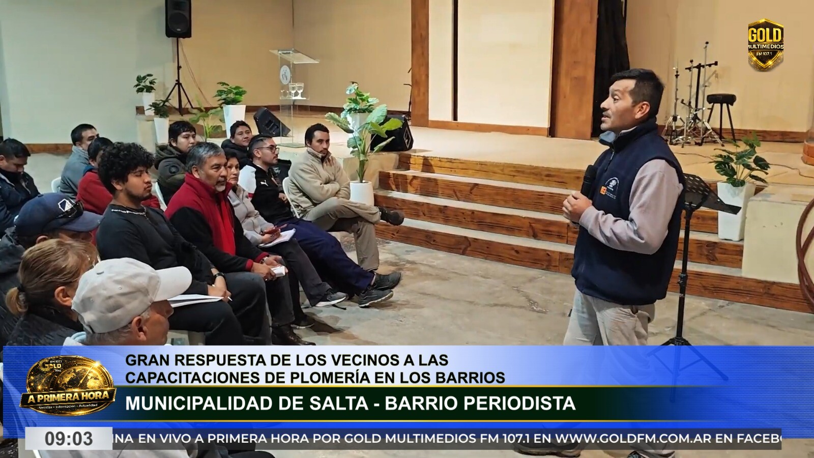 GRAN RESPUESTA DE LOS VECINOS A LAS CAPACITACIONES GRATUITAS DE PLOMERÍA EN LOS BARRIOS